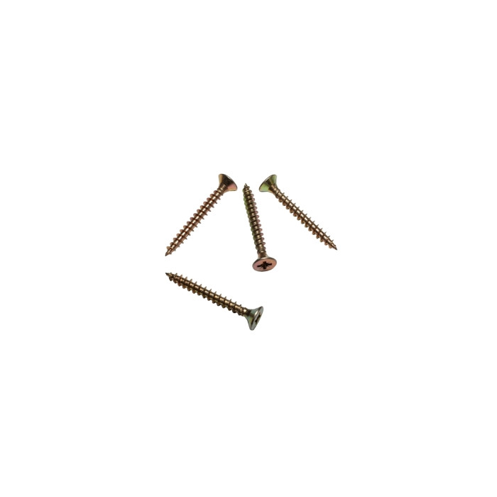 Саморез Rizzel Pz 3,5х20 (600шт) шлиц Pz2 желтый цинк (короб)